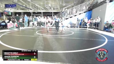 37-40 lbs Quarterfinal - Braxtyn Seely, Richmond Youth Wrestling Club vs Mason Barrow, MAC Wrestling Club