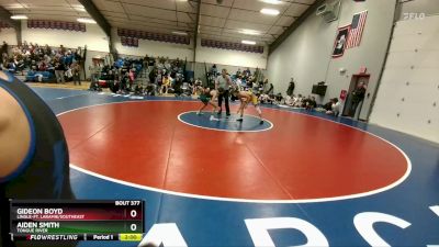 120A Semifinal - Aiden Smith, Tongue River vs Gideon Boyd, Lingle-Ft. Laramie/Southeast