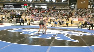 150 lbs 7th Place Match - Juan Ramirez, Scott County vs Nathan Seth, Conner