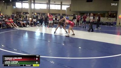 120 lbs 6th Wrestleback (32 Team) - Thomas Lobliner, Funky Boyz vs Lewis Carter, Alabama Takedown