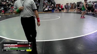 165 lbs Cons. Round 2 - Carter Peterson, GI Grapplers vs Gunnar Derhake, Champions Wrestling