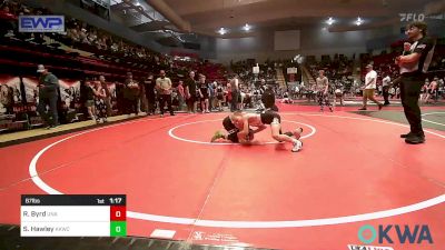 67 lbs Rr Rnd 1 - Ryker Byrd, Unattached vs Sutton Hawley, Keystone Kids Wrestling Club