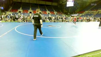 120 lbs Cons 16 #1 - Hudson Beckley, Oklahoma vs Hunter Samora, New Mexico