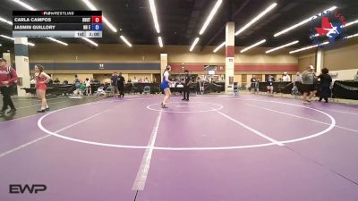 190 lbs Quarterfinal - Carla Campos, Southern Style Wrestling Club vs Jasmin Guillory, NB Elite Wrestling Club