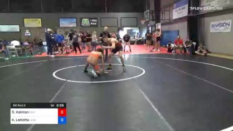 131 lbs Prelims - Drake Holman, Central Missouri Wrestling Club vs Kyle LeHotta, Mowest