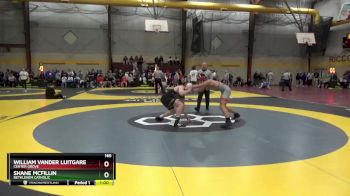 165 lbs Cons. Round 4 - William Vander Luitgaren, Center Grove vs Shane McFillin, Bethlehem Catholic