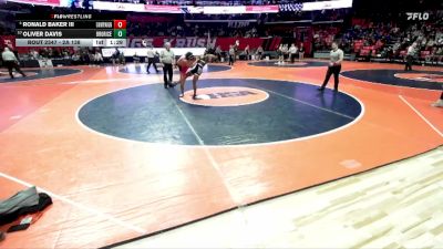 2A 138 lbs Cons. Semi - Ronald Baker III, Champaign (Central) vs Oliver Davis, Chicago (Brother Rice)