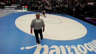 4A 144 lbs Quarterfinal - Jaden Casperson, Pine View vs Fyodor Golub, Highland