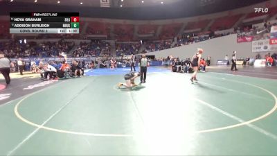 6A/5A Girls 135 Cons. Round 2 - Nova Graham, Silverton Girls vs Addison Burleigh, Mountainside Girls