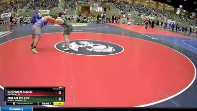 287 lbs Round 2 (4 Team) - Brenden Solus, Mazama vs Nolan Miller, North Marion