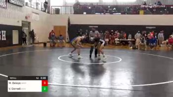 160 lbs Quarterfinal - Max Delaye, Camp Hill vs Vincent Corradi, Middletown