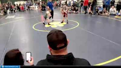 52-57 lbs Quarterfinal - Camren Holbrook, Lexington vs Colt Kerr, Bryan Youth Wrestling Club