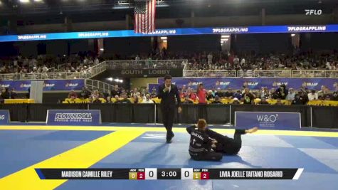 Livia Joelle Taitano Rosario vs Madison Camille Riley 2026 Pan Kids Jiu-Jitsu IBJJF Championship