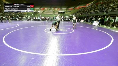 115 lbs Round Of 32 - Evan Cavazos, Immanuel vs Brandon Corona, Highland HS