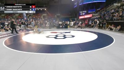 126 lbs Semis - Jordan Manyette, PA vs Tommy Marchetti, NJ