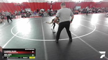 106 lbs Quarterfinal - Ben Reis, Wisconsin vs Camden Rugg, Ringers Wrestling Club