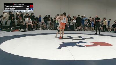 48 kg Champ. Rd Of 64 - Grayson VanValkenburg, Michigan Premier WC vs Eli Pomeroy, Bear Cave Wrestling Club