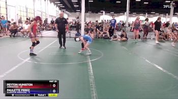 55-65 lbs Round 1 - Peyton Humiston, Journeymen vs Paulette Perez, Gladiator Wrestling