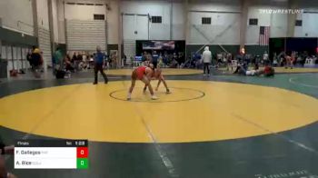 120 lbs Final - Frankie Gallegos, The Community vs Adrian Bice, Columbus Wrestling Org
