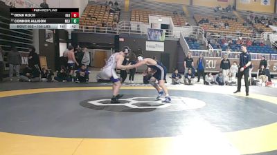 150 lbs 7th Place - Benji Koch, Blair Academy vs Connor Allison, Mount Saint Joseph