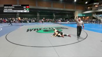 120 lbs Cons. Round 4 - Amaya Glotch, Will C. Wood vs Kari Aasen, Basha