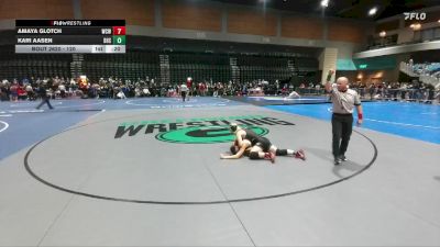 120 lbs Cons. Round 4 - Amaya Glotch, Will C. Wood vs Kari Aasen, Basha