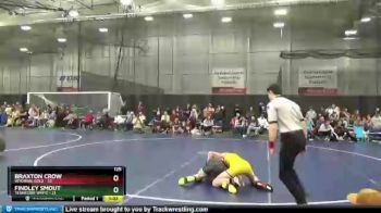 125 lbs Round 1 (4 Team) - Findley Smout, Tennessee White vs Braxton Crow, Wyoming Gold