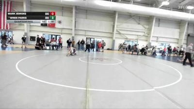 118 lbs Quarterfinal - Mark Jenkins, Grantsville Wrestling Club vs Wren Parks, Diamondville Wrestling Club