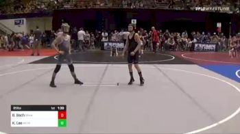 85 lbs Semifinal - Braylon Bach, Brandon Valley Matcats vs Keanu Lee, Metro Wr Ac