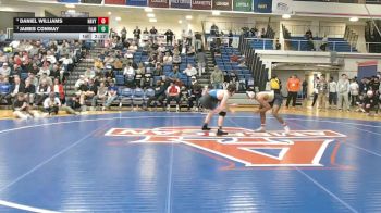 184 lbs Semifinal - Daniel Williams, Navy vs James Conway, Franklin & Marshall