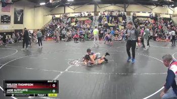 95 lbs Quarterfinal - Jase Sutcliffe, Gaston Grizzlies vs Wilcox Thompson, Rivertown