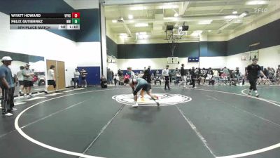 159 lbs 5th Place Match - Wyatt Howard, Villa Park High School vs Felix Gutierrez, Warhammer WC