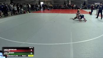 115 lbs Cons. Round 3 - Liam Jensen, St. Peter vs Jack Grygelko, Centennial