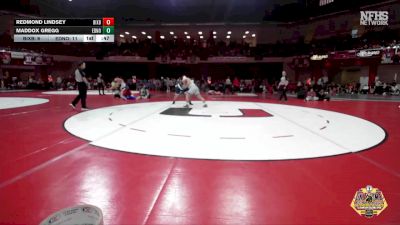 285 lbs Semifinals (8 Team) - Redmond Lindsey, BIXBY vs Maddox Gregg, EDMOND NORTH