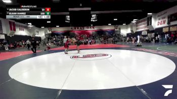 190 lbs Champ. Round 1 - Jacob Calderon, Troy vs Elijah Juarez, San Bernardino