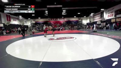 190 lbs Champ. Round 1 - Jacob Calderon, Troy vs Elijah Juarez, San Bernardino