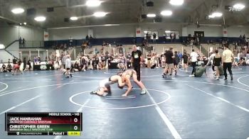 145 lbs Cons. Round 3 - Jack Hanrahan, Arlington Cardinals Wrestling vs Christopher Green, Barbarian Bulls Wrestling Club