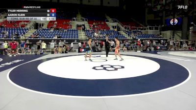 120 lbs Cons. Sub-rd Of 32 - Tyler Herring, GA vs Aaron Klein, CA