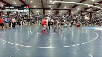 126 lbs Semifinal - Johnny Glascock, Wells vs Cyler Leeds, Lincoln