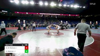 285 lbs Semifinal - Brian Waller-Reitano, Central Catholic vs Alex Bajoras, Saint John's Prep