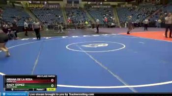 126 lbs 3rd Place Match - Ariana De La Rosa, Dodge City vs Daizy Gomez, Great Bend