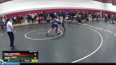 165-168 lbs Semifinal - Israel Lopez, Cheyenne vs Paul Castaneda, Spring Valley