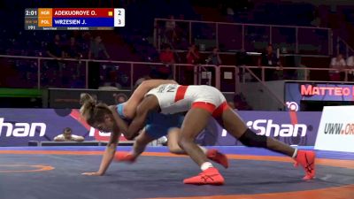 59 kg Semifinal - Odunayo Adekuoroye, NGR vs Jowita Wrzesien, POL