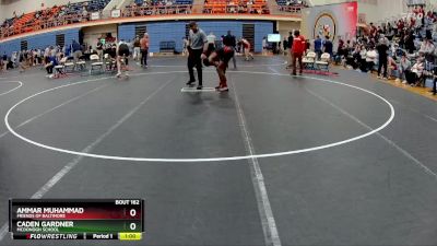 157 lbs Cons. Round 2 - Ammar Muhammad, Friends Of Baltimore vs Caden Gardner, McDonogh School