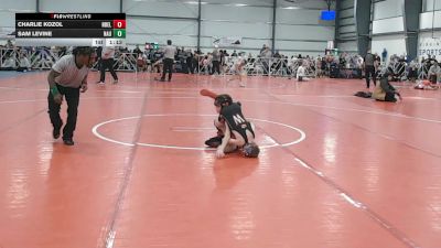 60 lbs Round 1 - 9:00am Saturday - Charlie Kozol, Nebraska Elite vs Sam Levine, Nauman Green