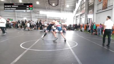 138 lbs Round 5 (8 Team) - Olympic Serrao, Freakztyle Wrecking Crew vs Jayden Street, Disciples WC