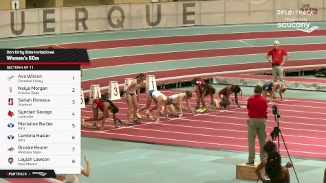 Women's 60m Unseeded, Prelims 4