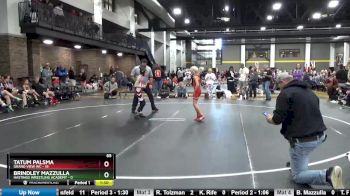 65 lbs Round 1 (4 Team) - Brindley Mazzulla, Hastings Wrestling Academy vs Tatum Palsma, Grand View WC