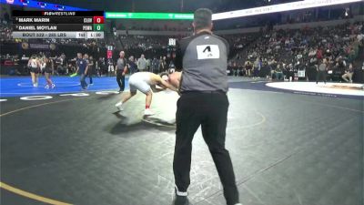 285 lbs Semifinal - Mark Marin, Clovis (CS) vs Daniel Moylan, Poway (SD)