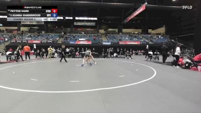 124 lbs Champ. Round 2 - 3 Joanna Vanderwood, William Penn vs Peyton Hand, Ottawa